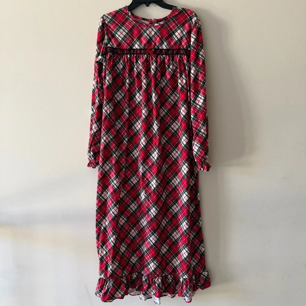 Jenni Red Plaid Kids Pajama Robe